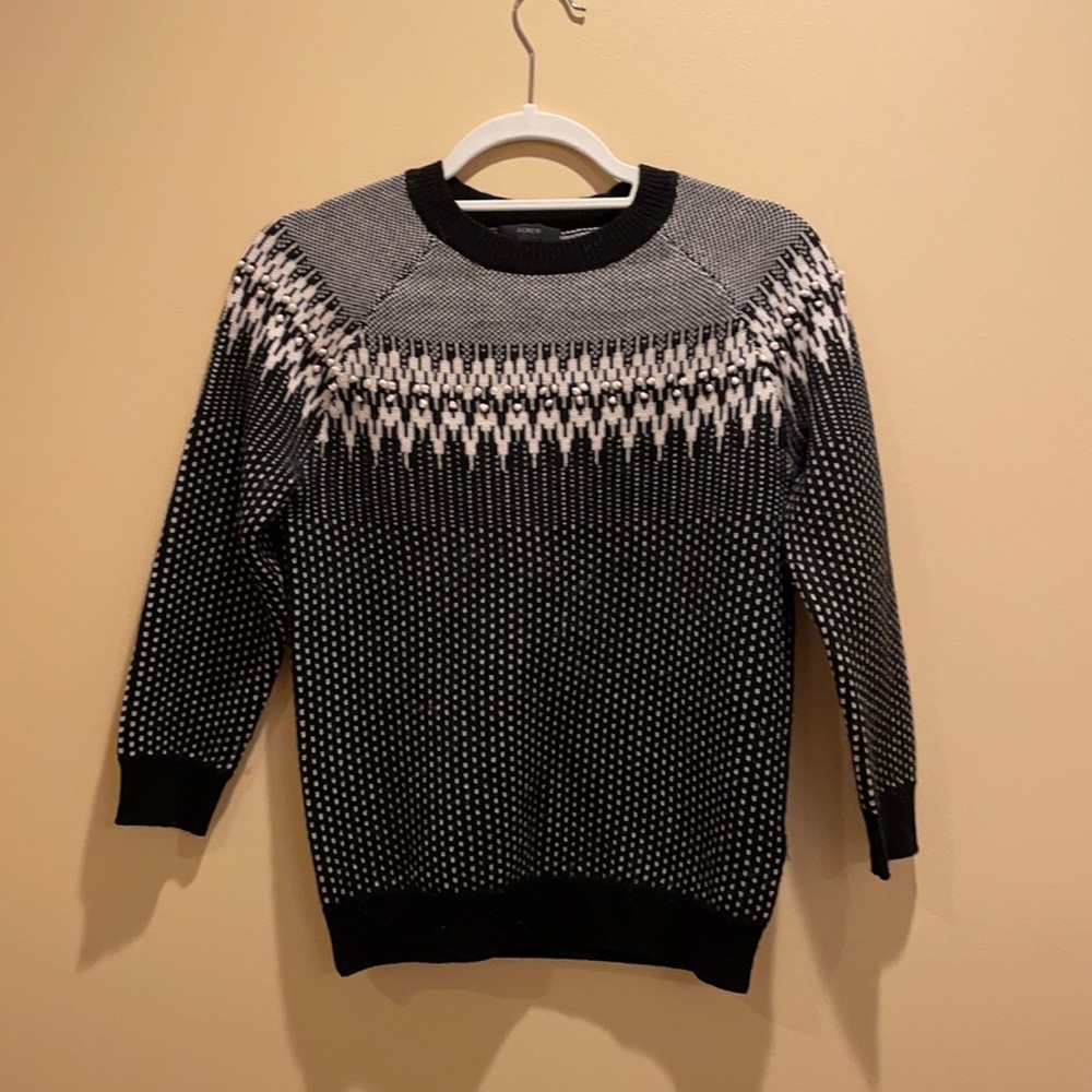 J. Crew Geometric Sweater